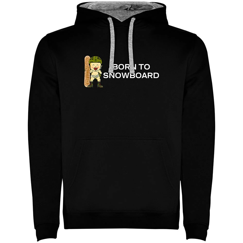Sudadera Con Capucha Born To Snowboard Two-Colour 1 Sudadera Con Capucha Born To Snowboard Two-Colour