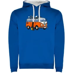 Sudadera Con Capucha Hippie Van Snowboard Two-Colour